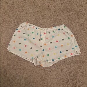 Aerie White Polka Dot Boxer Shorts